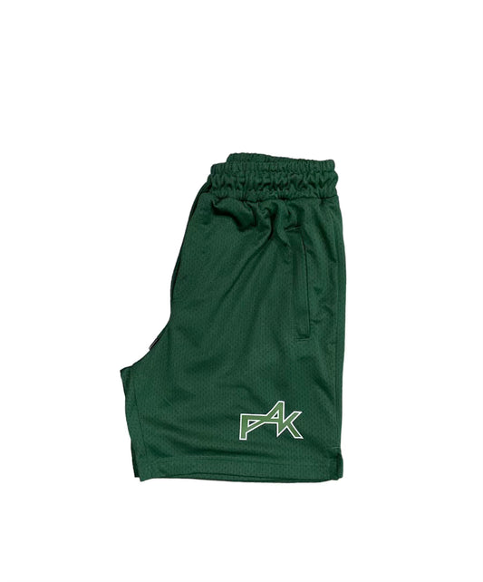 Deep Green Mesh Shorts